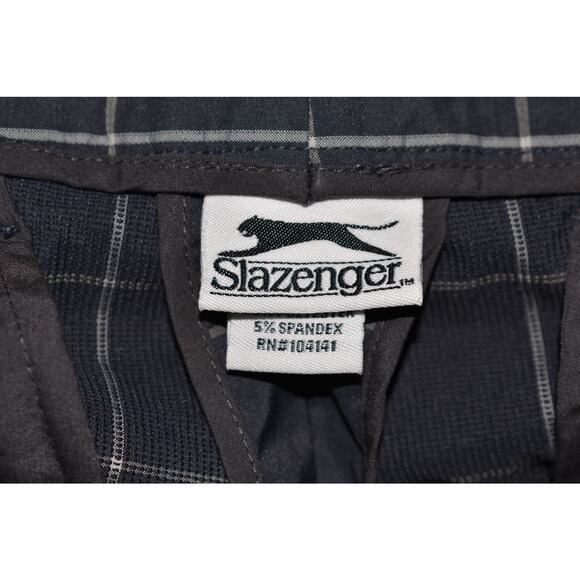 SLAZENGER NEW $65 Hydro-Dri Modern Fit Gray Check Golf Performance Pant Men's 34 - Picture 5 of 5